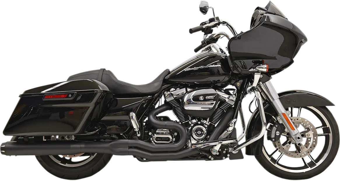 Bassani Xhaust B4 2:1 Exhaust - Black - Straight Can 1F58rb 1