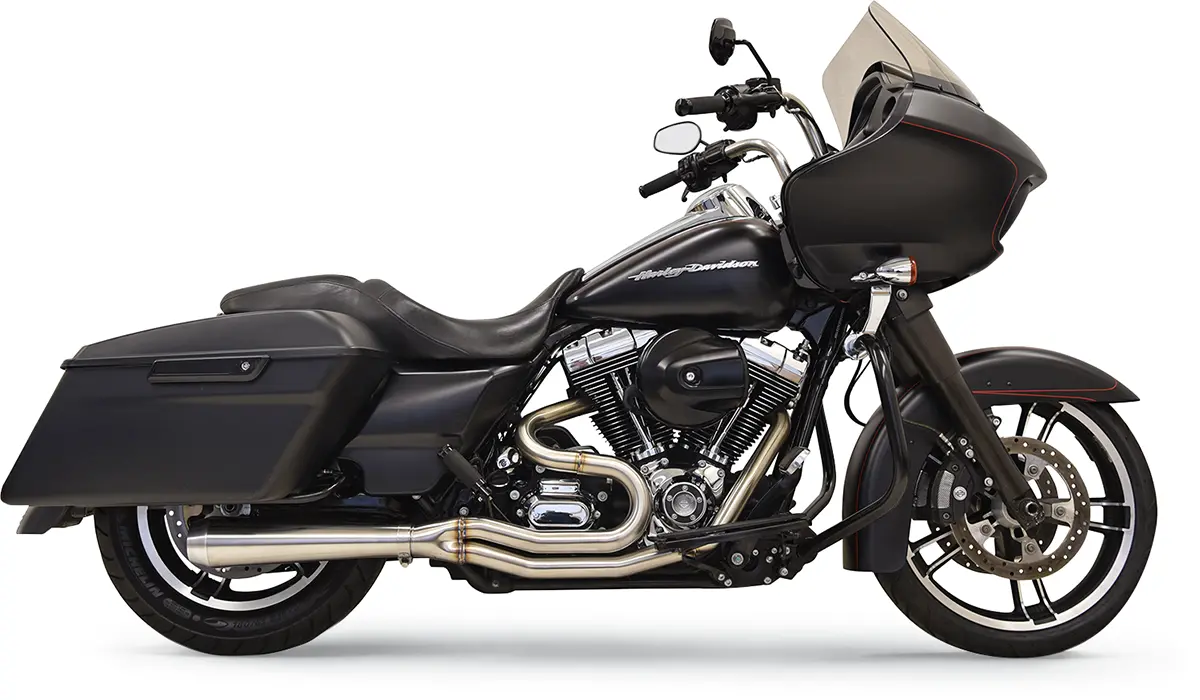 Bassani Xhaust 2:1 Exhaust - Stainless Steel - Megaphone 1F12ss 1