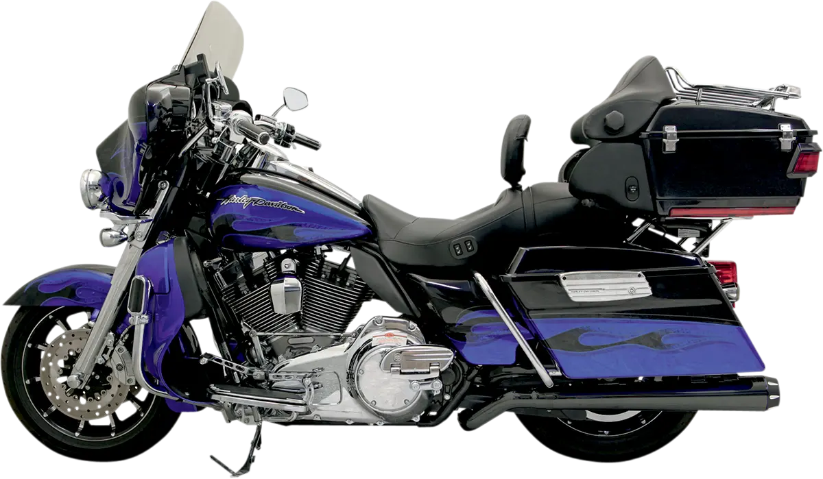 Bassani Xhaust Mega Power Pseudo Muffler - Black - '09 - '20 Fl 1F49rb 1