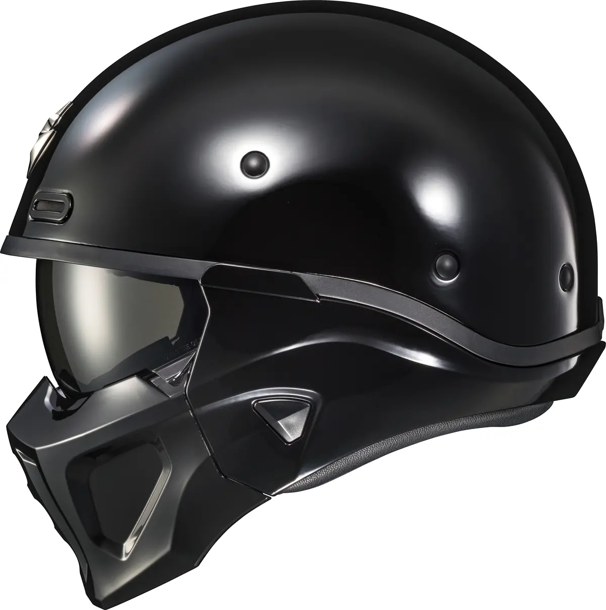 Scorpion Exo Covert X Open Face Helmet Gloss Black Large - Model Cox-1435 1
