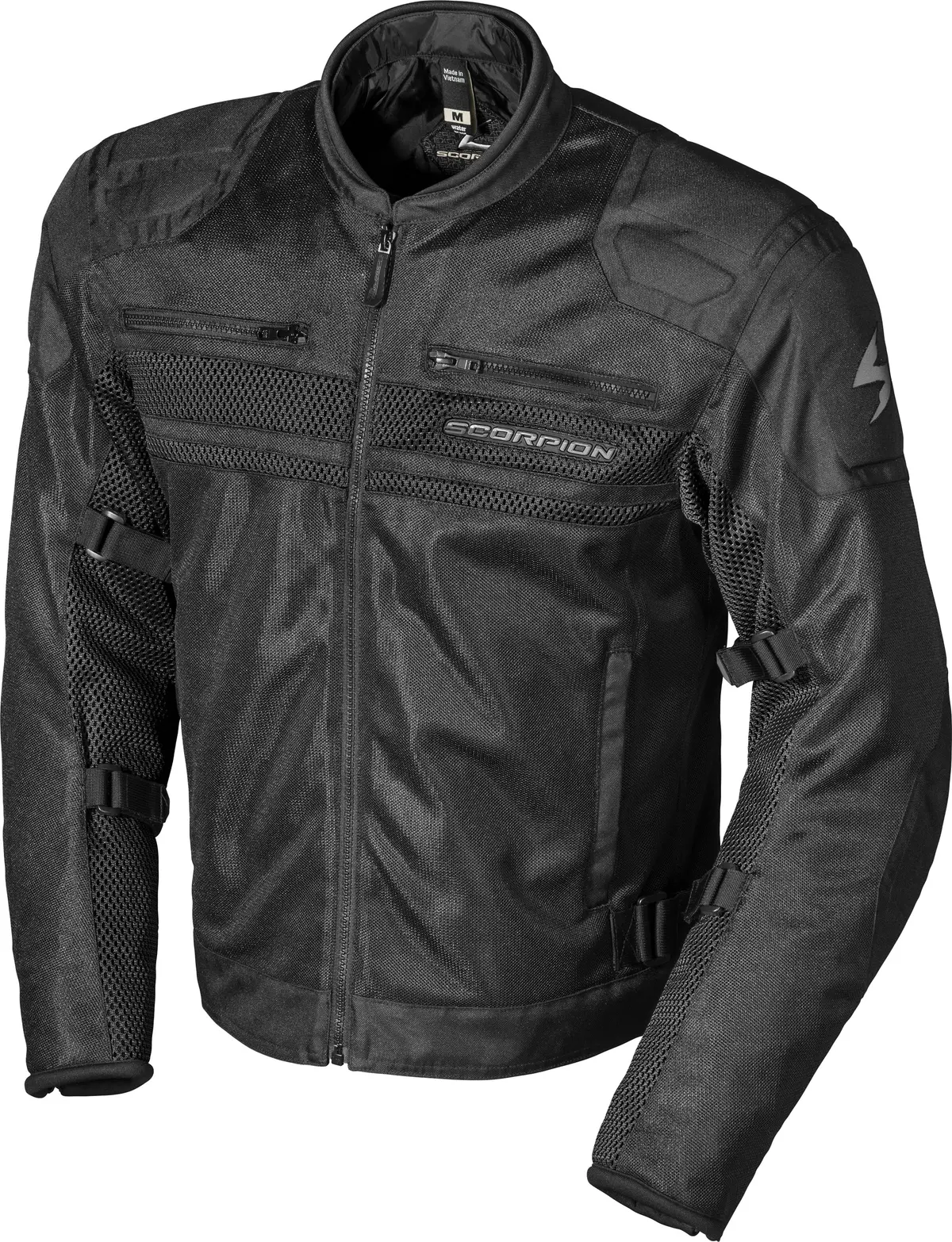 Scorpion Exo Vortex Air Mesh Jacket Black Medium - Breathable Motorcycle Riding Gear 1