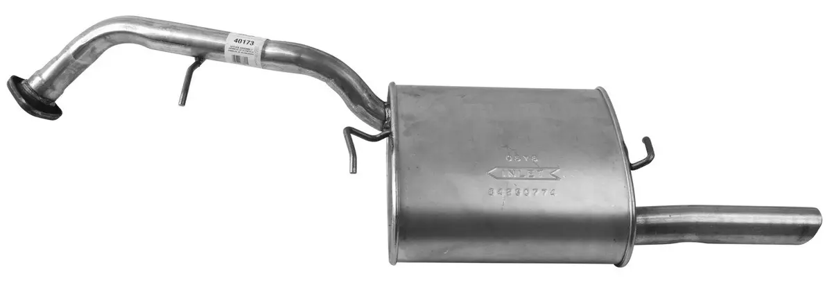 Ap Exhaust® 40173 - Aluminized Steel Exhaust Muffler And Pipe Assembly 1