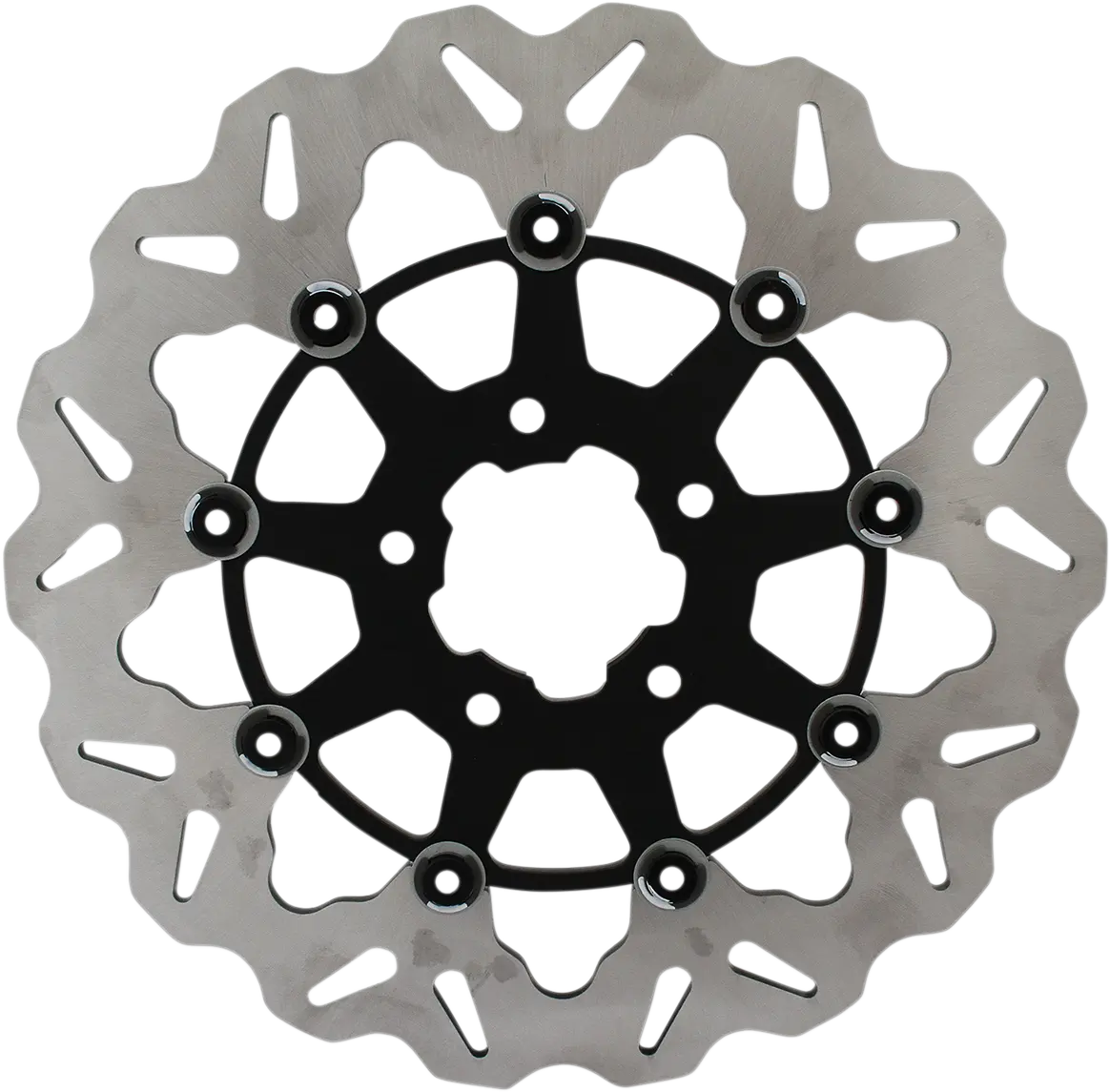 Gbrakes Wave® Brake Rotor - Black Carrier Df680cw-B 1