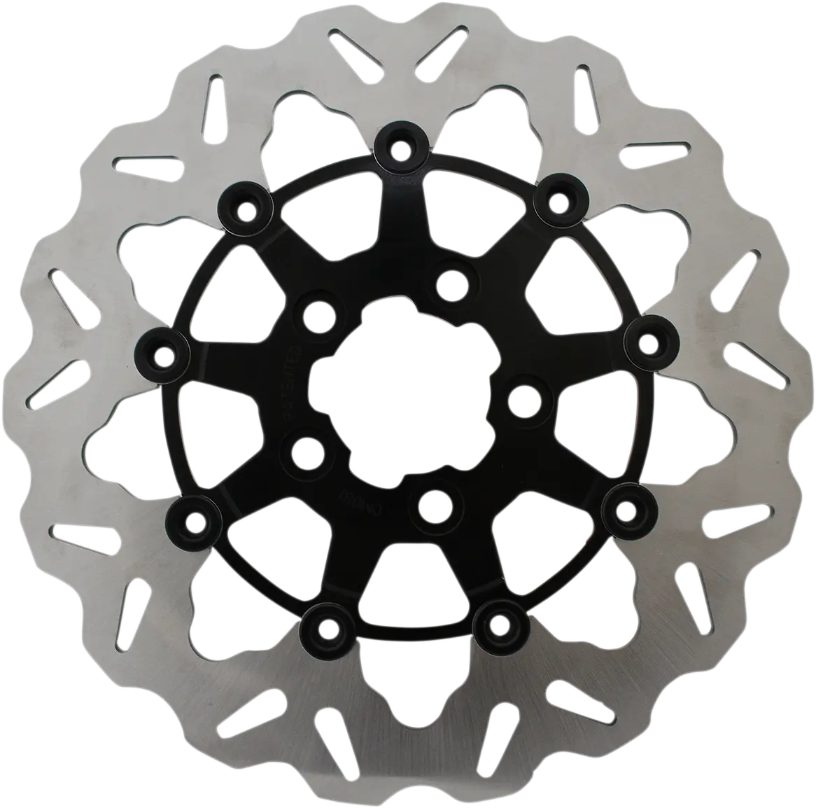 Gbrakes Wave® Brake Rotor - Rear - Black Carrier Df681cw-B 1