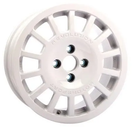 Revolution 15X6.5 Rally Gr14 4X114.3 White - Evo 1-3 1