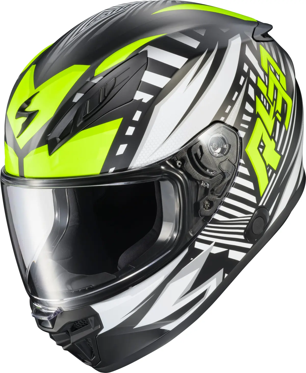 Scorpion Exo Exo R430 Full Face Helmet - Hi Viz Small 2