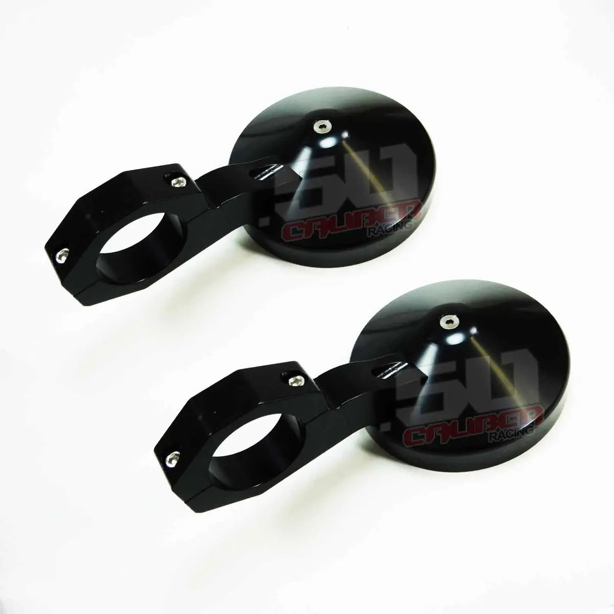 5" Bolt On Cnc Mirrors For 1.75 Inch Tubing 1