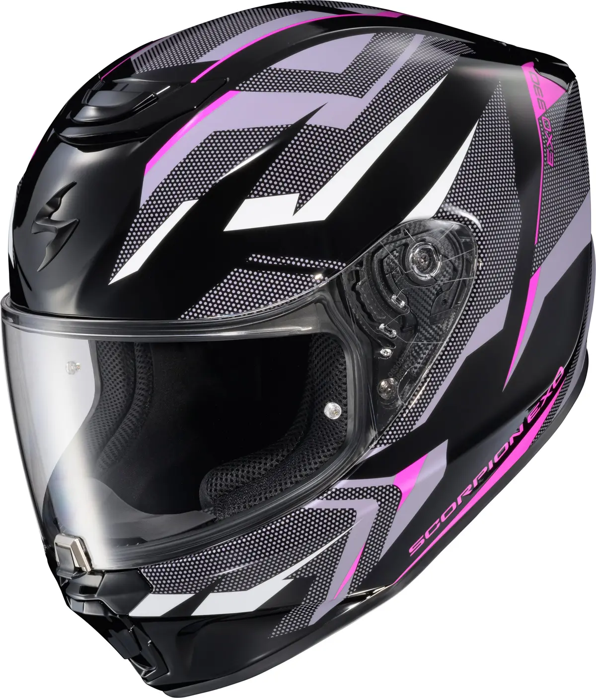 Scorpion Exo Exo R330 Full Face Helmet Saga Black/Pink/Purple 2X 1