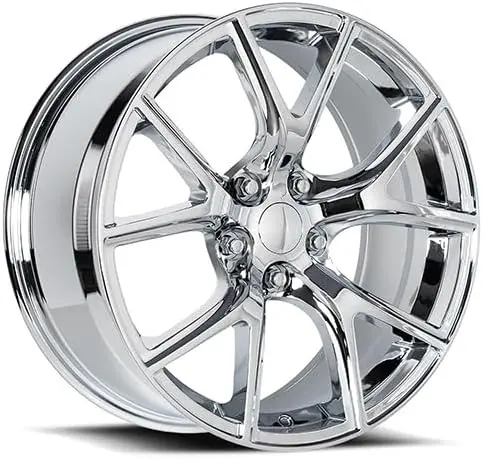 20X10 Chrome Jeep Trackhawk Style Wheels (Fr75, 5X127, +50 Offset) 1