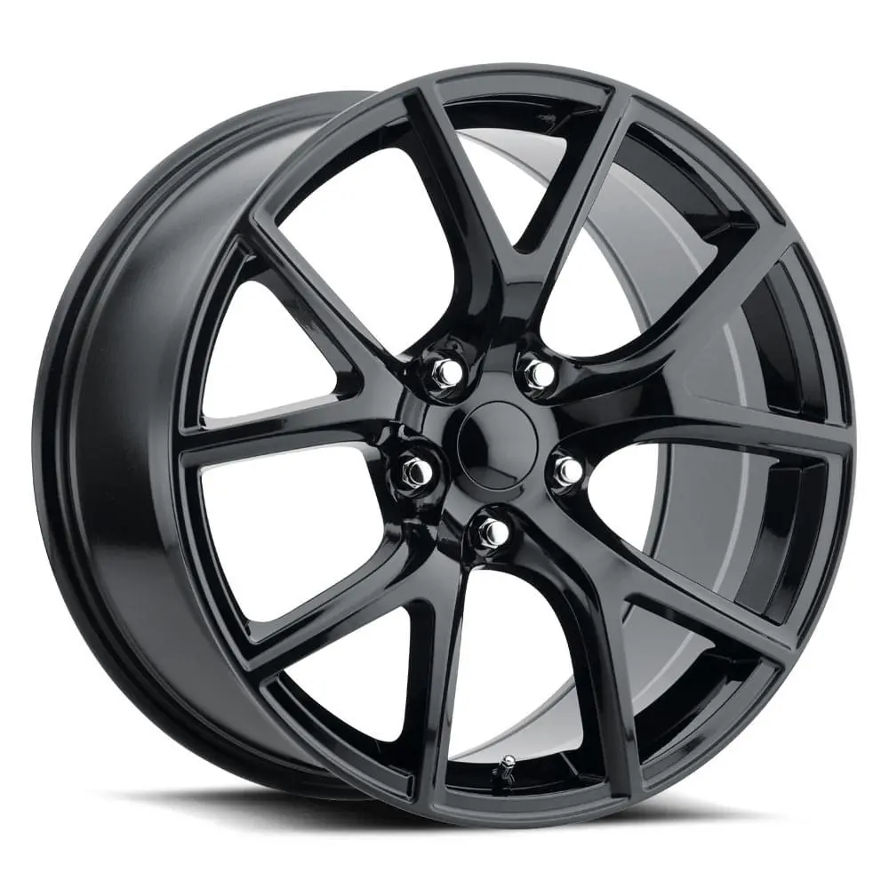 20X9 Gloss Black Jeep Trackhawk Style Wheels (Fr75, 5X127, +35 Offset) 1
