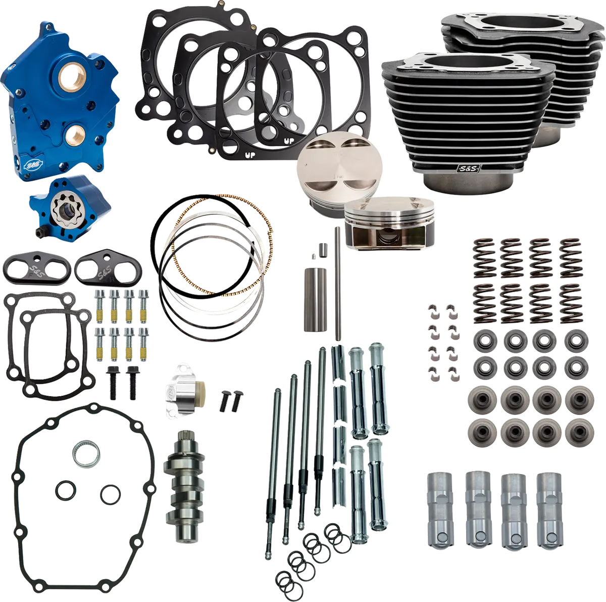 S&S Cycle Power Pack - 4.500" Stroke - Oil Cooled - Black Granite W/Highlights - M8 310-1109C 1