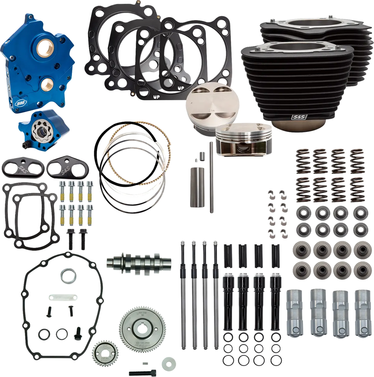 S&S Cycle Power Pack - 4.375" Stroke - Oil Cooled - Black Granite W/Highlights - M8 310-1059C 1