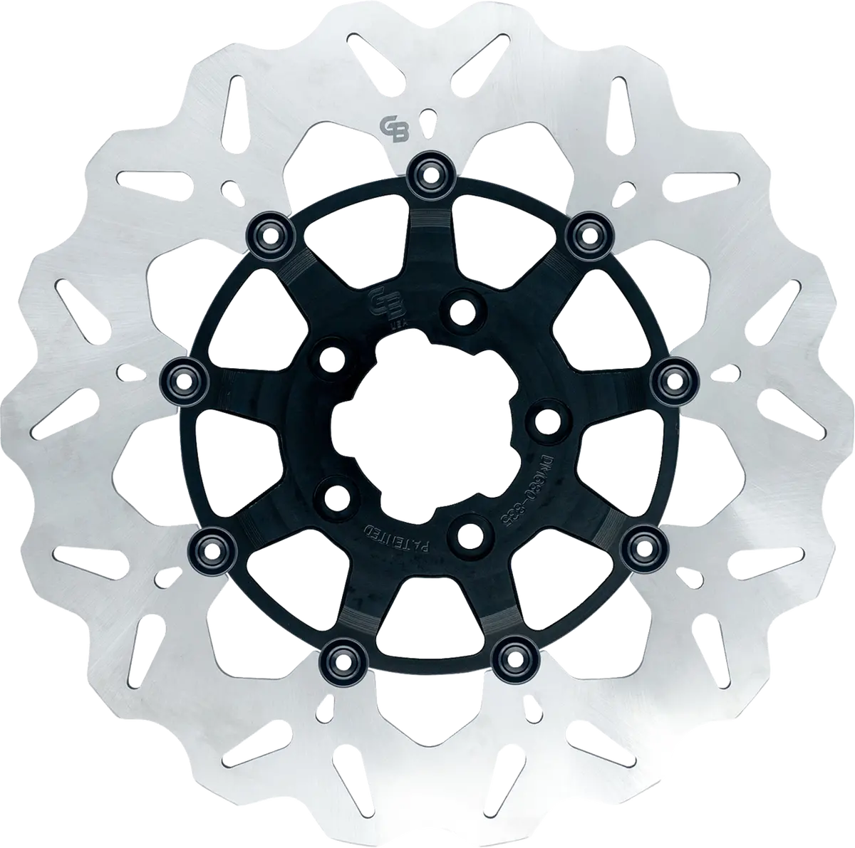 Gbrakes Brake Rotor - Front - Black Gbdu001 1