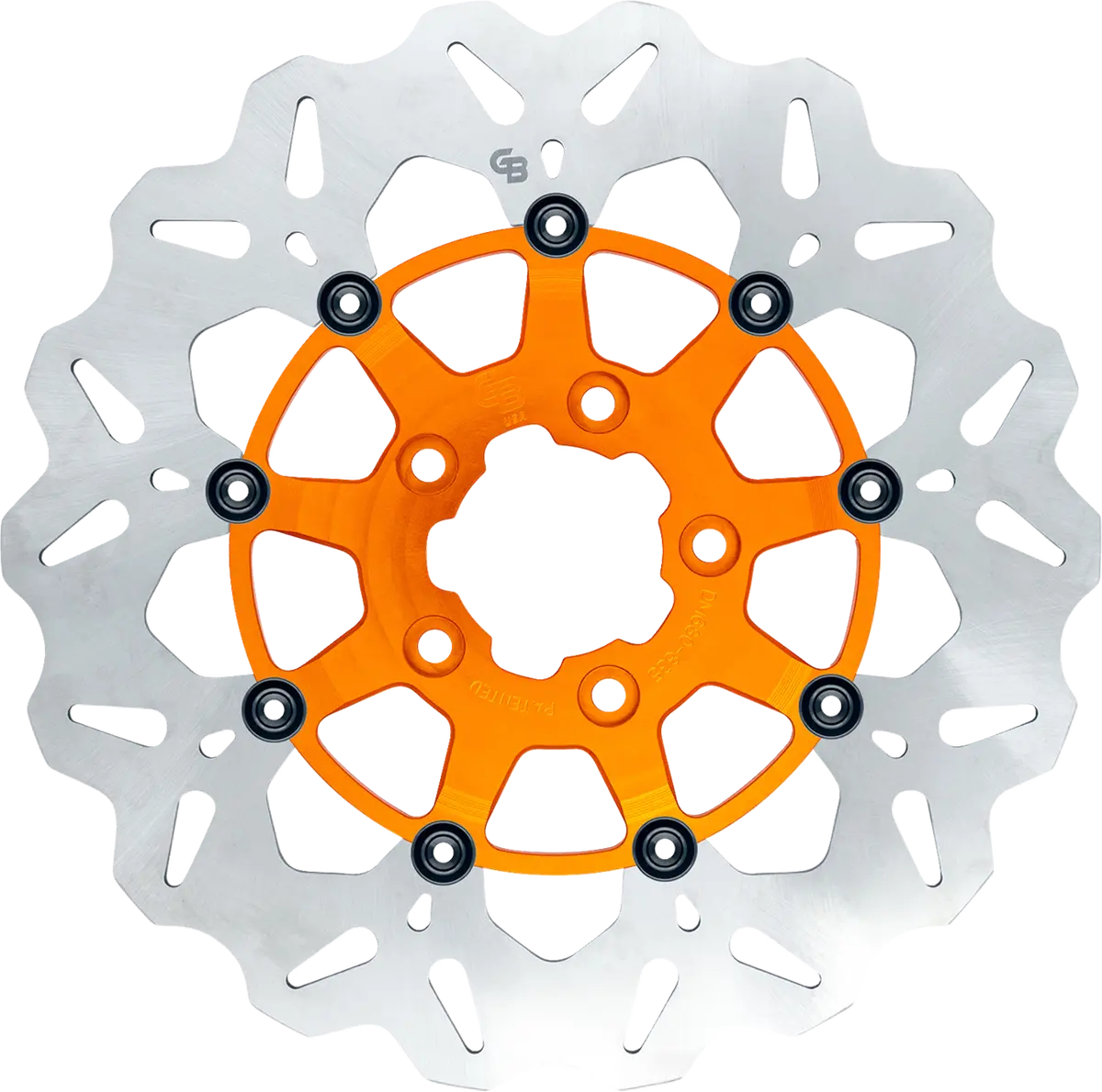 Gbrakes Brake Rotor - Front - Orange Gbdu024 1