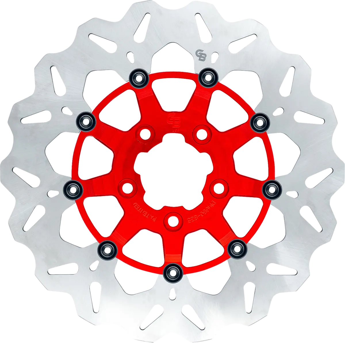 Gbrakes Brake Rotor - Rear - Red Gbdu026 1