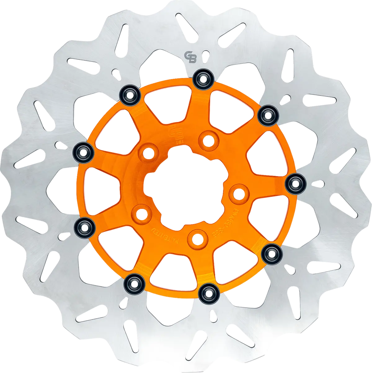 Gbrakes Brake Rotor - Rear - Orange Gbdu027 1