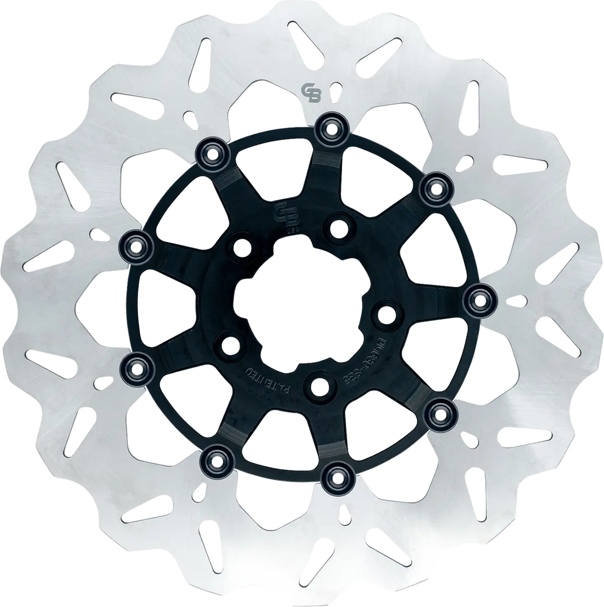 Gbrakes Brake Rotor - Rear - Black Gbdu004 1