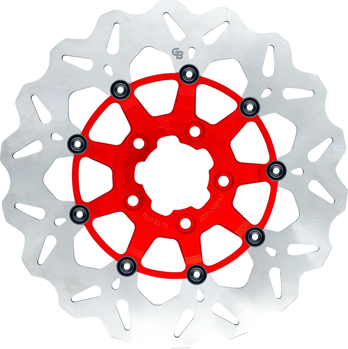 Gbrakes Brake Rotor - Rear - Red Gbdu021 1