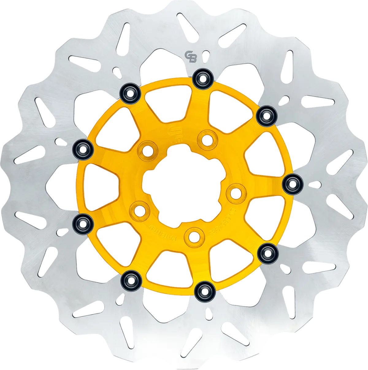 Gbrakes Wave® Brake Rotor - Front - 12.5" - Gold Gbdu028 1