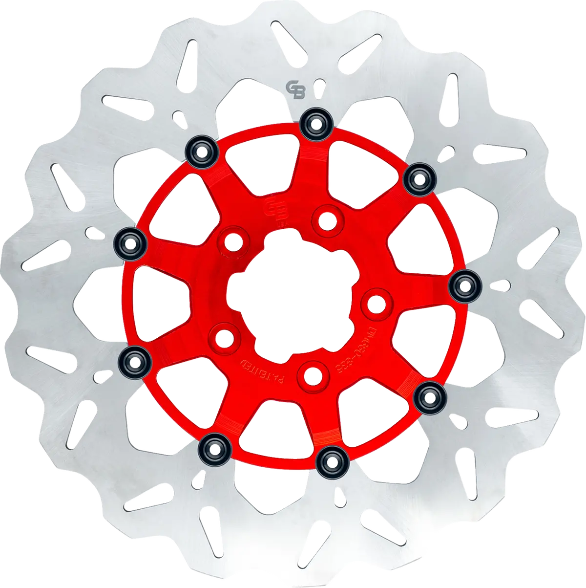 Gbrakes Wave® Brake Rotor - Front - 12.5" - Red Gbdu029 1