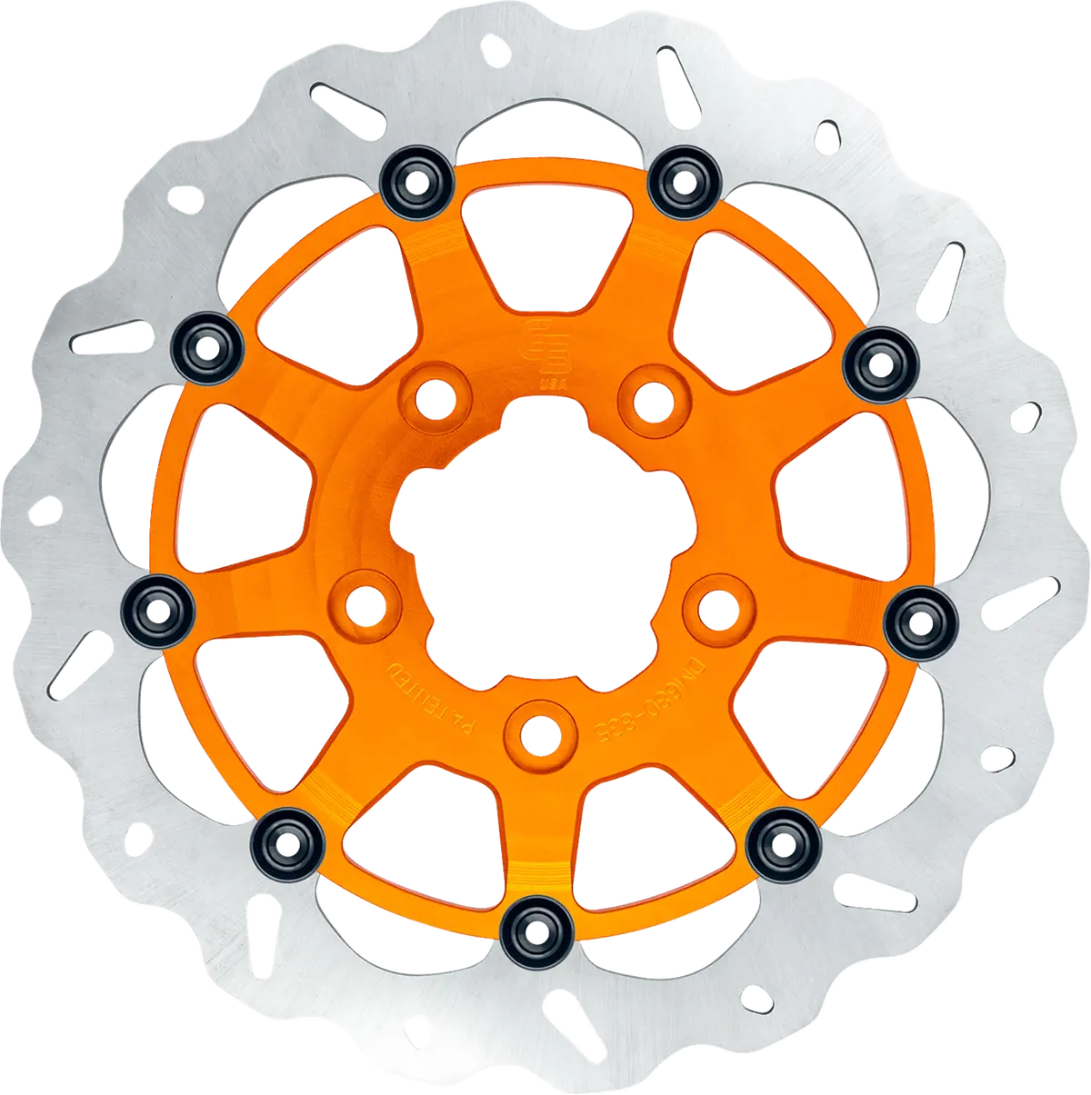 Gbrakes Wave® Brake Rotor - Front - 13" - Narrow Band - Orange Gbdu037 1