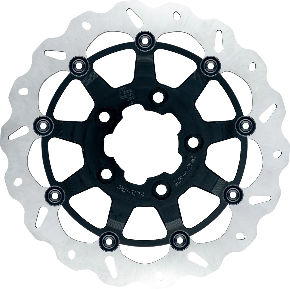 Gbrakes Wave® Brake Rotor - Front - 13" - Black Gbdu009 1