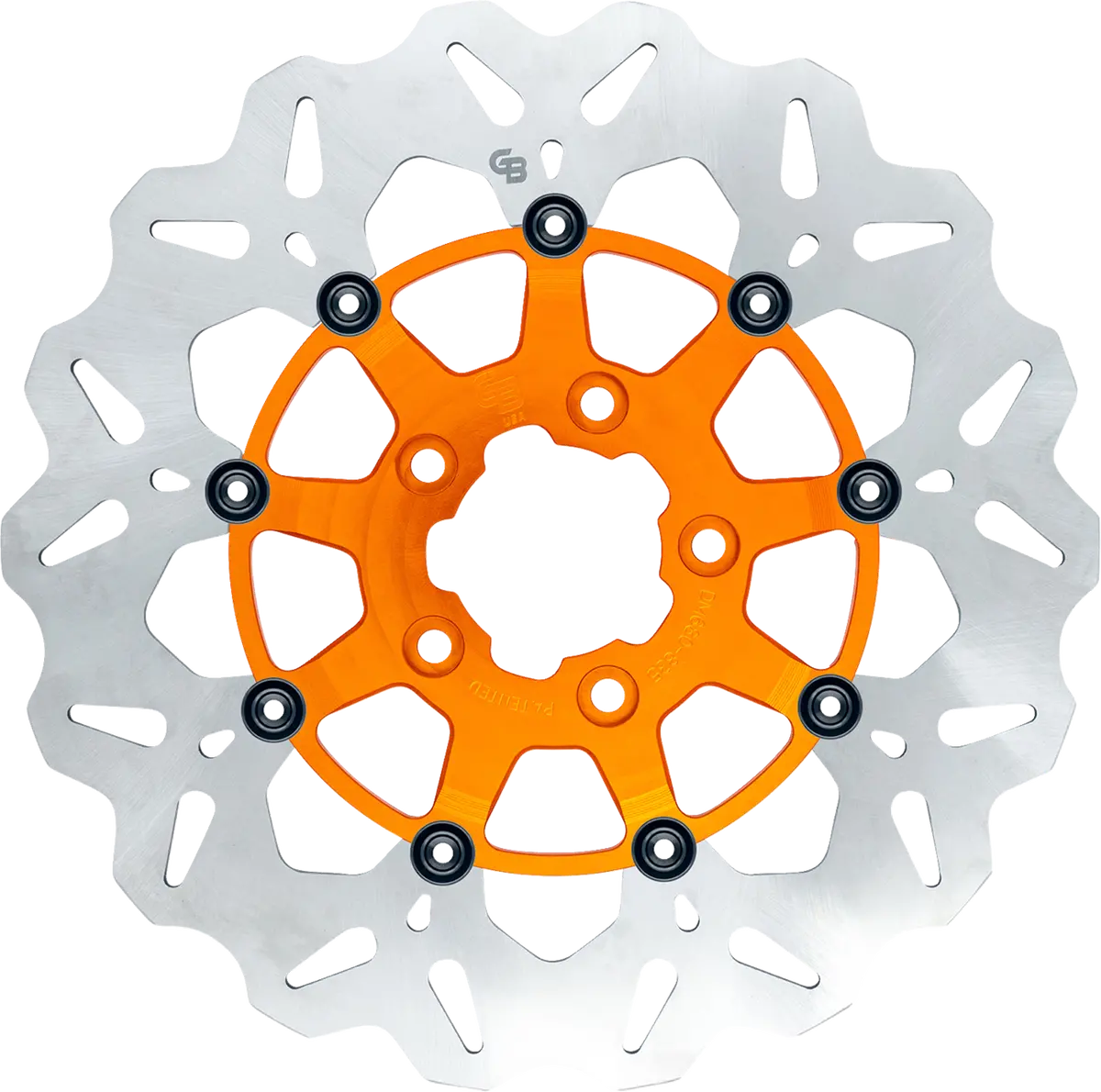 Gbrakes Brake Rotor - Rear - Orange Gbdu022 1
