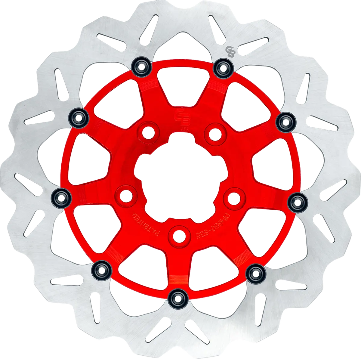 Gbrakes Wave® Brake Rotor - Front - 13" - Red Gbdu032 1