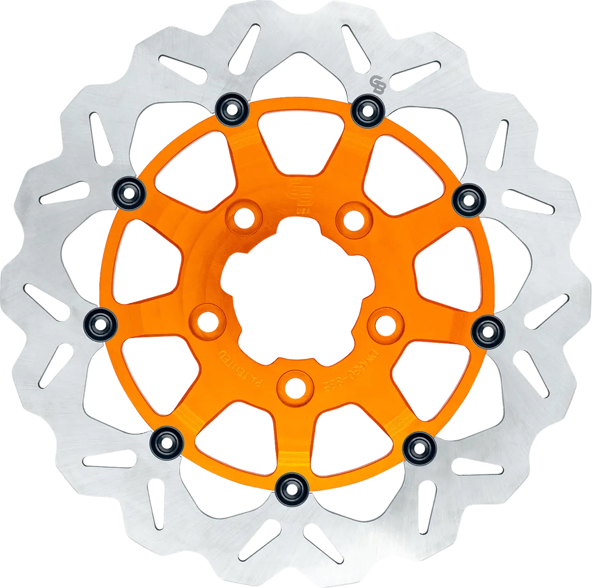 Gbrakes Wave® Brake Rotor - Front - 13" - Orange Gbdu033 1