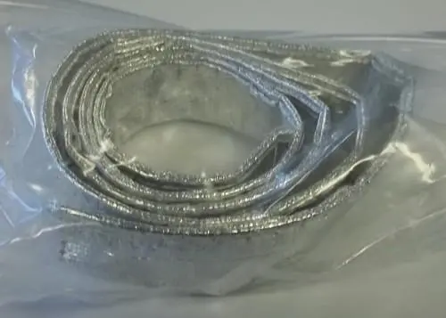 Heat Reflective Sleeve 1/2"X 1 Metre Rap020 1
