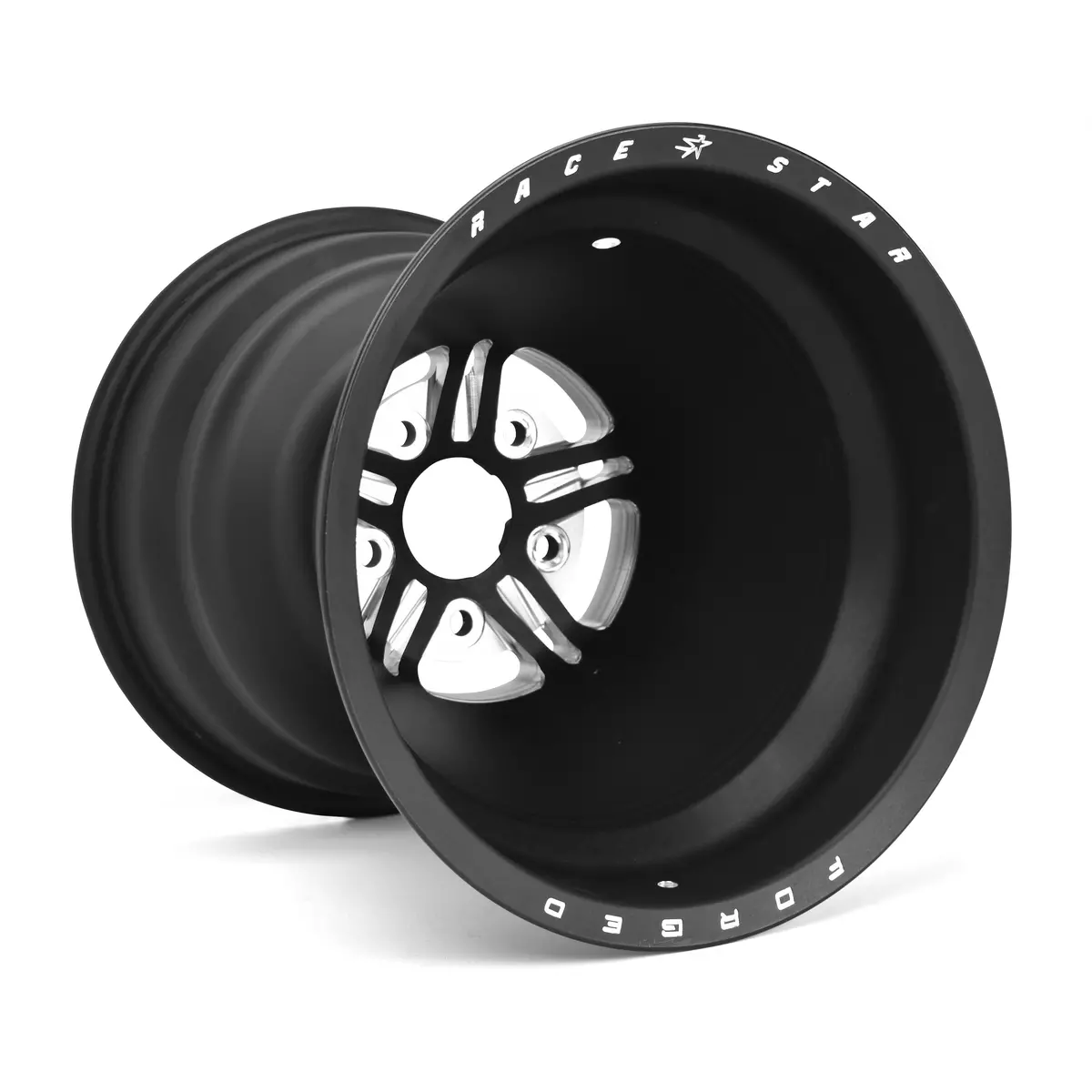 63 Pro Forged 15×12 Nbl Sportsman Black Anodized/Machined 5×4.50 Bc 6.00 Bs63-512456001B 1