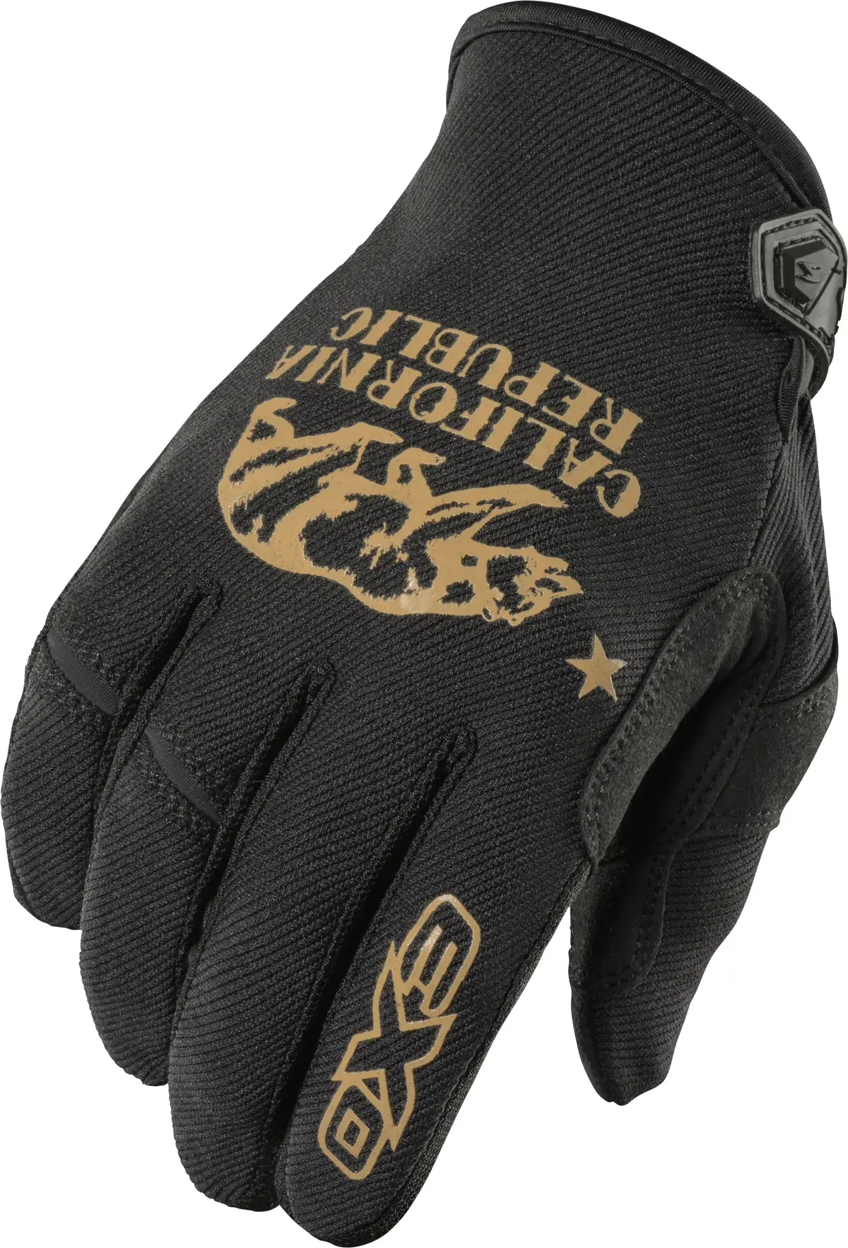 Scorpion Exo Moto-Flex Gloves G48-084 In Golden State Blue/Gold, Medium 1