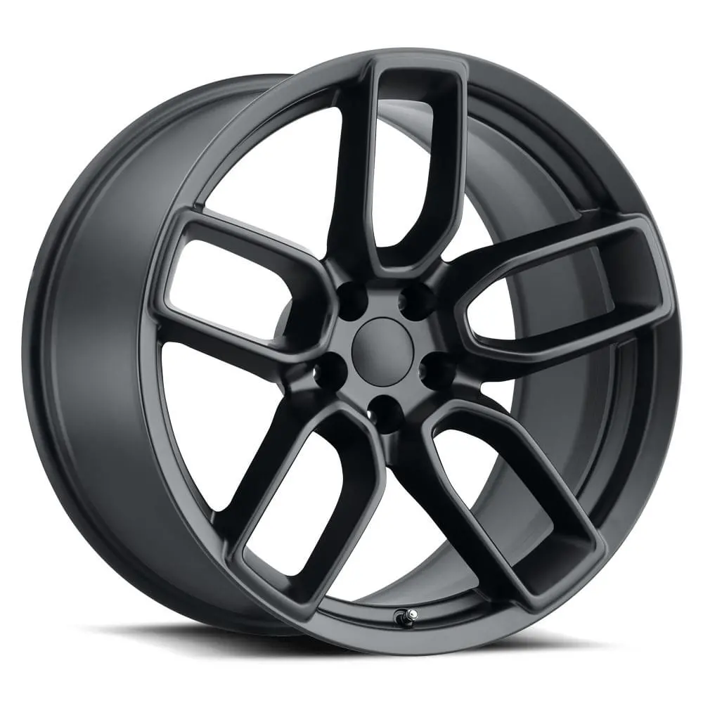 20X10.5 Vision Splinter Satin Black Rims (471 Series, 5X115, +42 Offset) 1