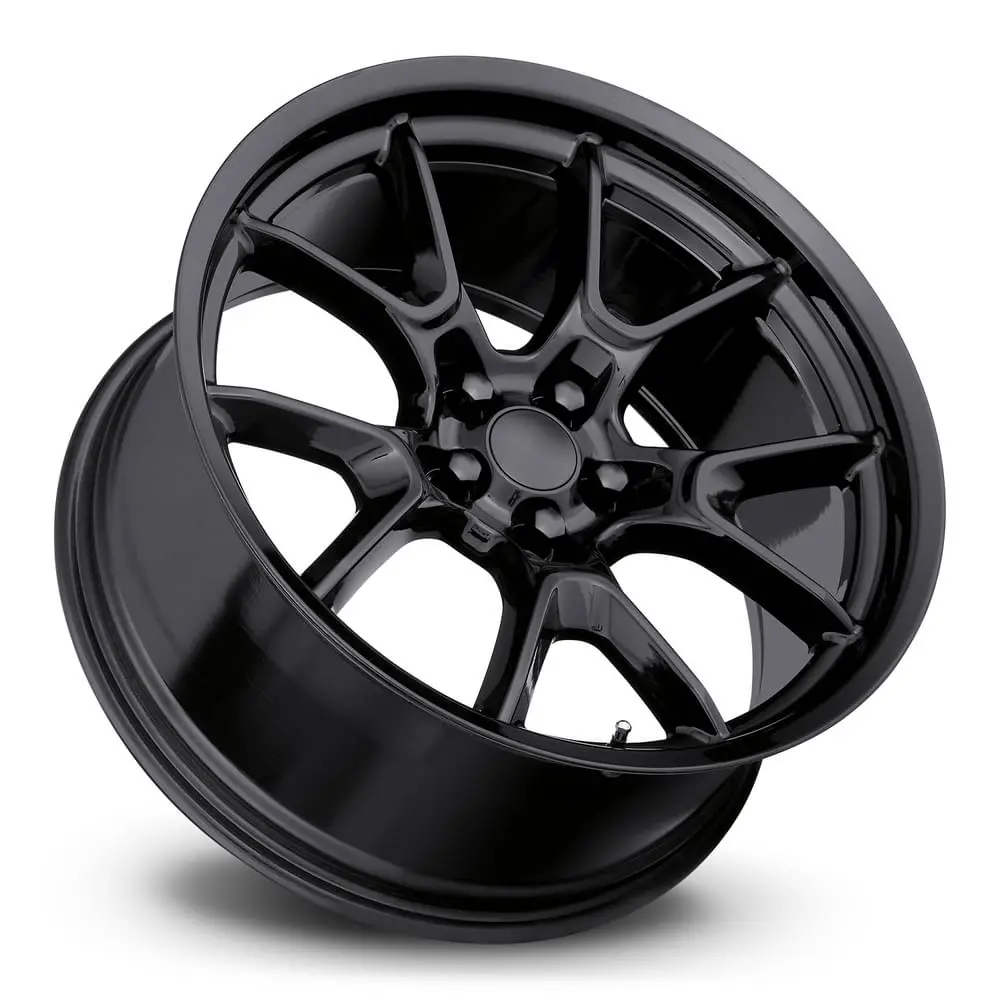 20X11 Fr 66F Dodge Anniversary Flow Form Replica Gb -3 5X115mm 71.5Mm Gloss Black 2