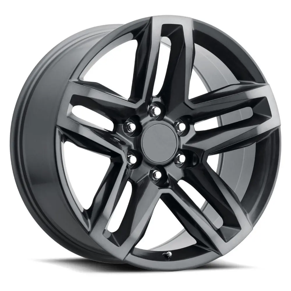 22X9 Grey Z71 Split 5 Spoke Wheels (Fr94, 5X139.7, +15 Offset) 1