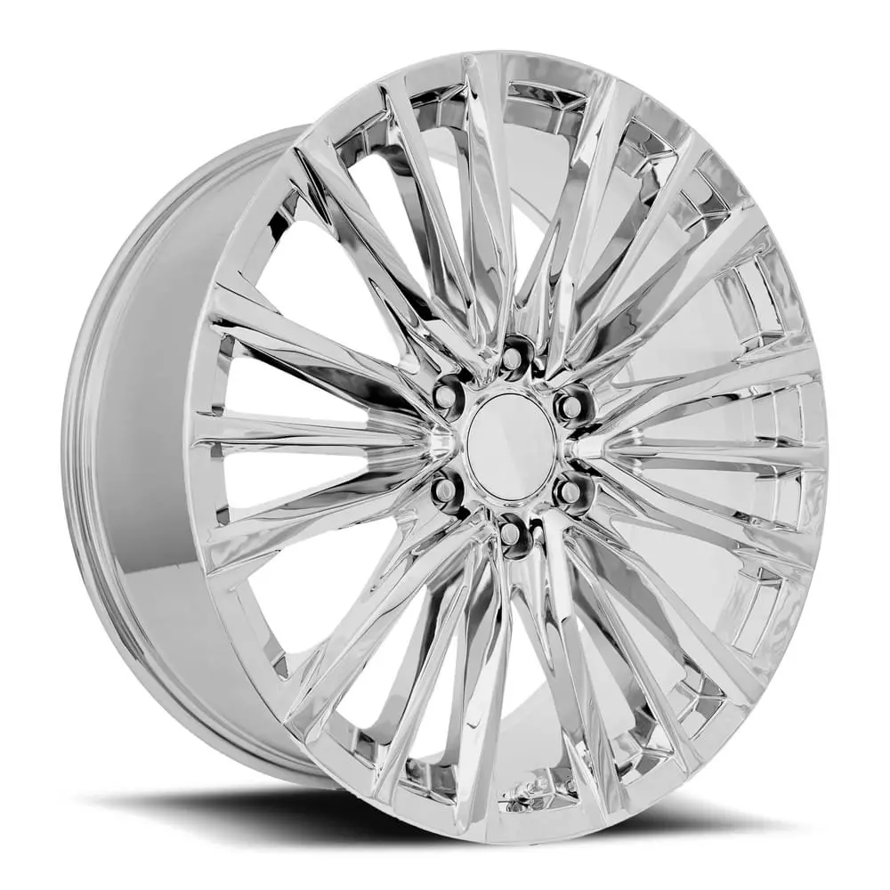 22X9 Chrome Cadillac Escalade Platinum Style Wheels 6X5.5 (+28Mm Offset) 1
