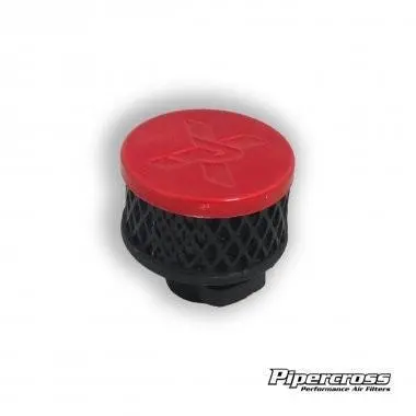 Pipercross Red Rubber Neck Crank Case Breather Filter (C9024r) 1