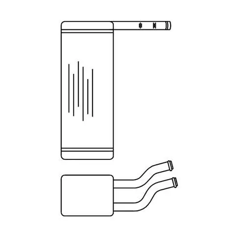 Ford Cortina Mk2 Narrow Heater Core 1
