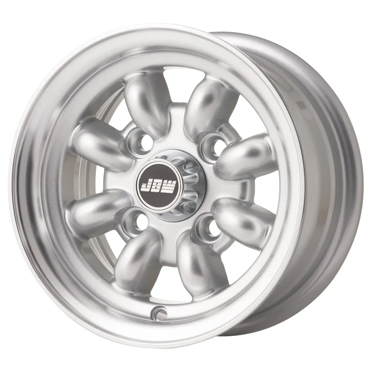 10 X 5.0 Jbw Minilight 4X101.6  Et12 Wheel Silver 1