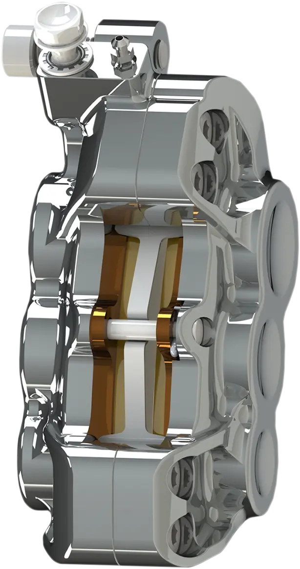 Arlen Ness Six-Piston Differential Bore Brake Calipers 1