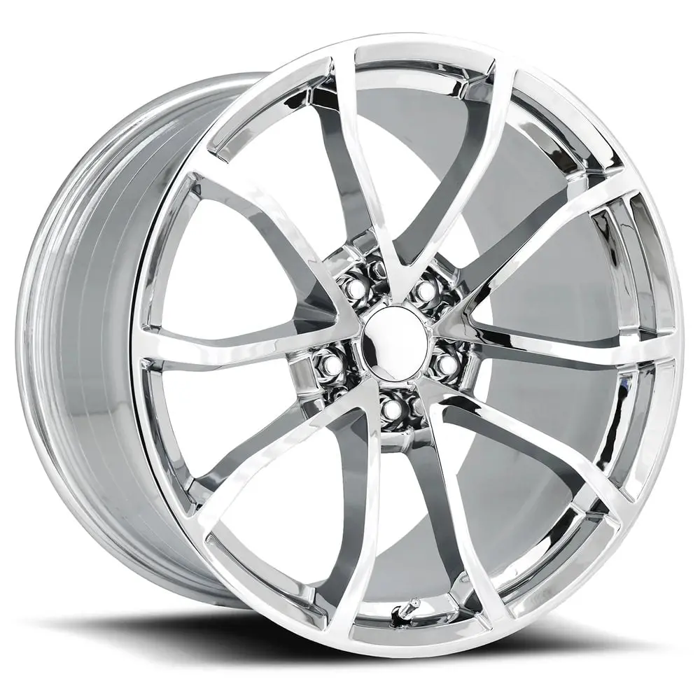 20X12 Aluminum Wheel With 5X4.75 Bolt Pattern - Chrome 1