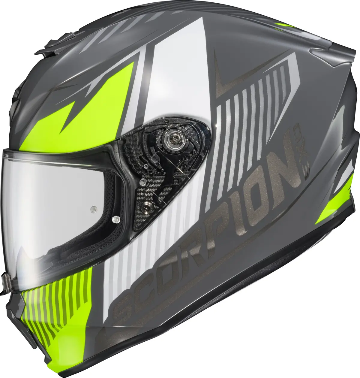 Scorpion Exo R330 Full Face Helmet Hawker Hi Viz Large - Dot & Ece Certified 1