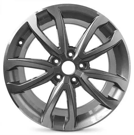18X7.5 Hyundai Santa Fe Aluminum Wheel / Rim Design A , 2017-2019 1