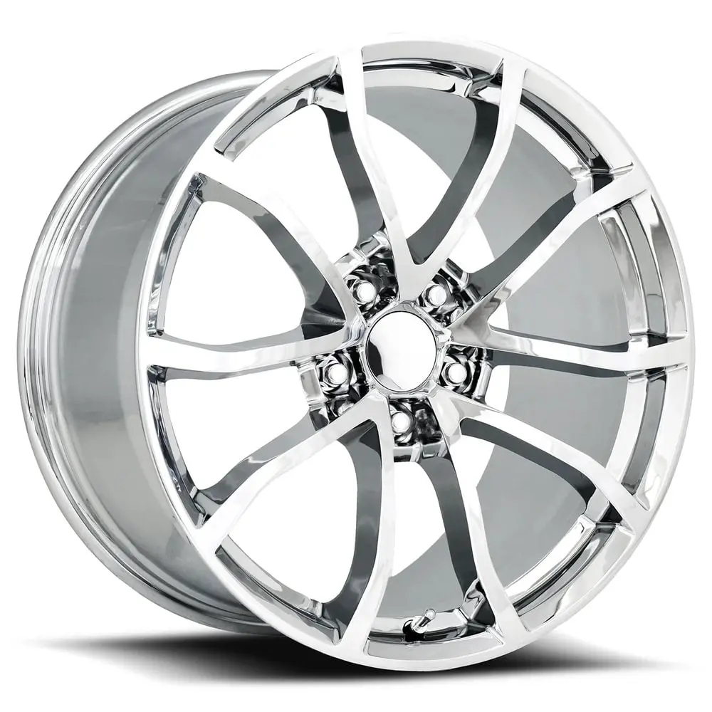 19X10 Aluminum Wheel With 5X4.75 Bolt Pattern - Chrome 1