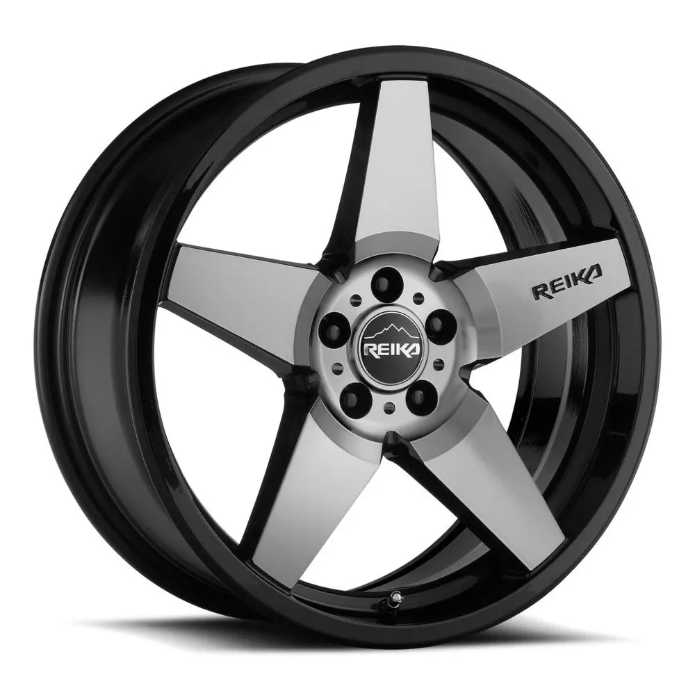 17X7 R15 Seeker Gloss Black Machined Face Alloy Rim | 5X100 (+15Mm Offset) 1