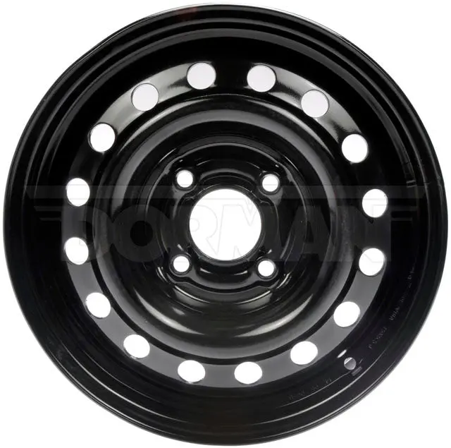 15" Dorman 15X5.5 Black Steel Wheel For Hyundai Elantra (2004-2006) (939-114) 1