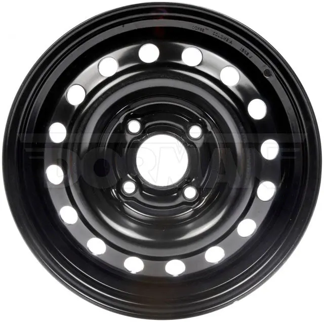 15" Dorman 15X6 Black Steel Wheel For Kia Spectra & Spectra5 (2007-2009)(939-134) 1