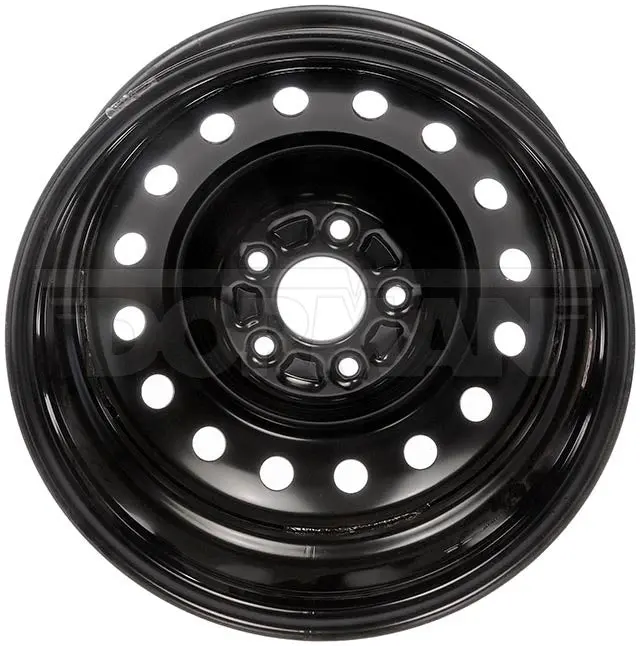 16" Dorman 16X6.5 Black Steel Wheel For Nissan Sentra (5-Lug, New)(939-237) 1