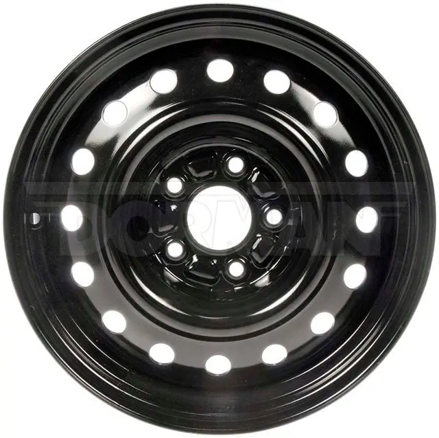 16" Dorman 16X6.5 Black Steel Wheel For Nissan Rogue/Rogue Select (2008-2015) (939-247) 1