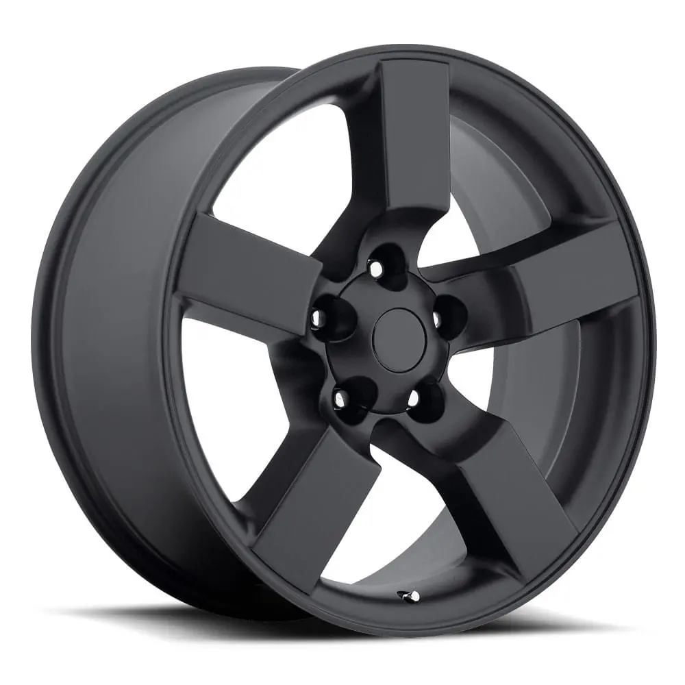 20X9 Satin Black Ford Lightning Style Wheels (Fr50, 5X135, +8 Offset) 1